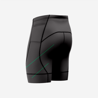 Men’s Black Cycling Shorts Lightweight Padded Bicycle Riding Gear