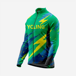 Men’s Green Long Sleeve Bike Jersey for Road Cycling - K2 Sportswear | Custom Sports Uniforms & Apparels - K2 Sportswear