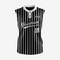Custom Black Sleeveless 2 Button Softball Jersey – Perfect for Men/Women/Youth