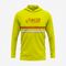 Custom Softball T-Shirt Hoodie in Yellow for Men/Women