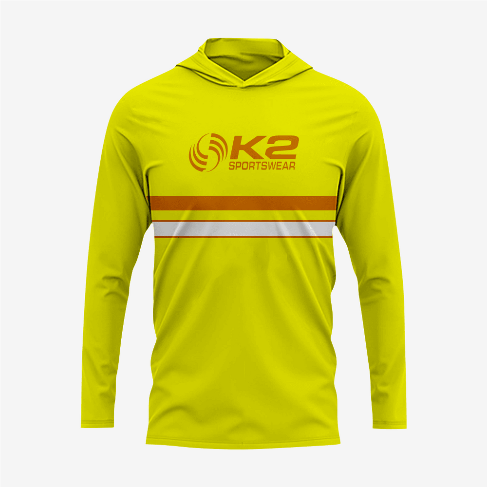 Personalisierter Softball T-Shirt Hoodie in Gelb für Herren/Damen