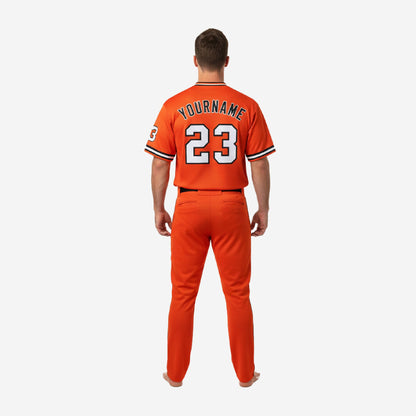 Custom Baseball Team Uniform - Jersey & Pants Custom Design Set