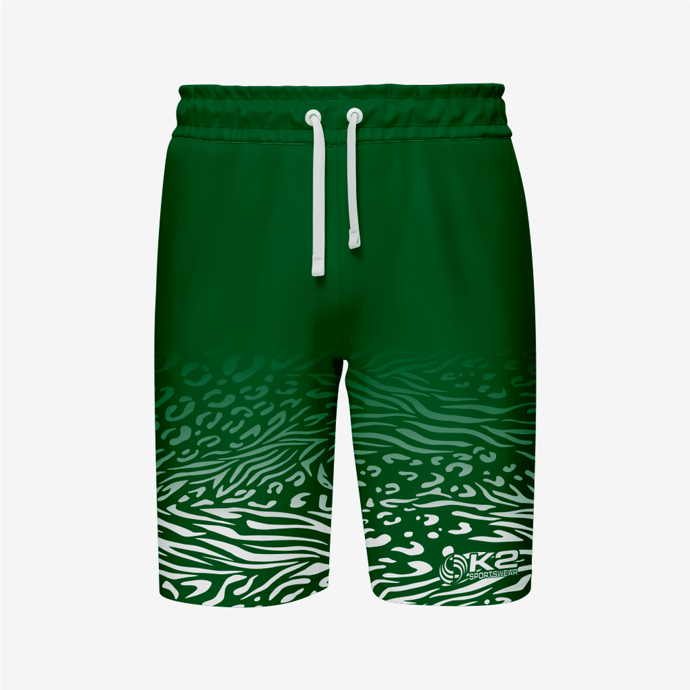 Custom Wrestling Regular Shorts in Dark Green