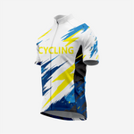 Men’s Cycling Short Sleeve Jersey Performance Road Bike Apparel - White - K2 Sportswear | Custom Sports Uniforms & Apparels - K2 Sportswear