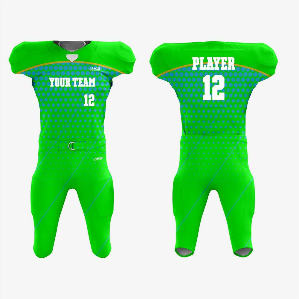 Personalized Paris Green American Football Uniform – Unisex Fit