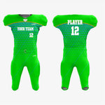 Personalized Paris Green American Football Uniform – Unisex Fit - K2 Sportswear | Custom Sports Uniforms & Apparels - K2 Sportswear
