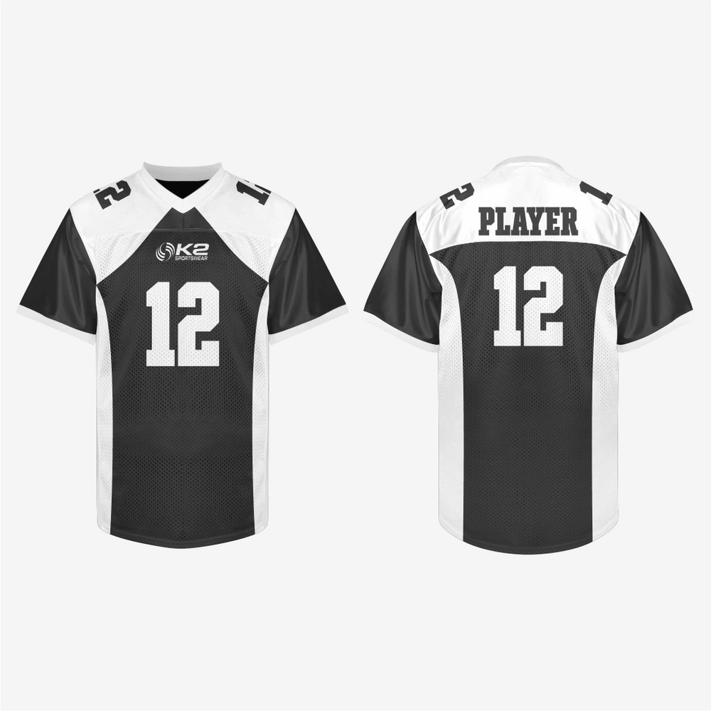Personalisiertes schwarzes Fußball-Trainings-Trikot – Herren & Damen