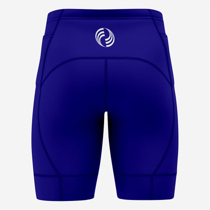 Custom Men's Cycling Shorts – Navy Blue Padded Bike Shorts