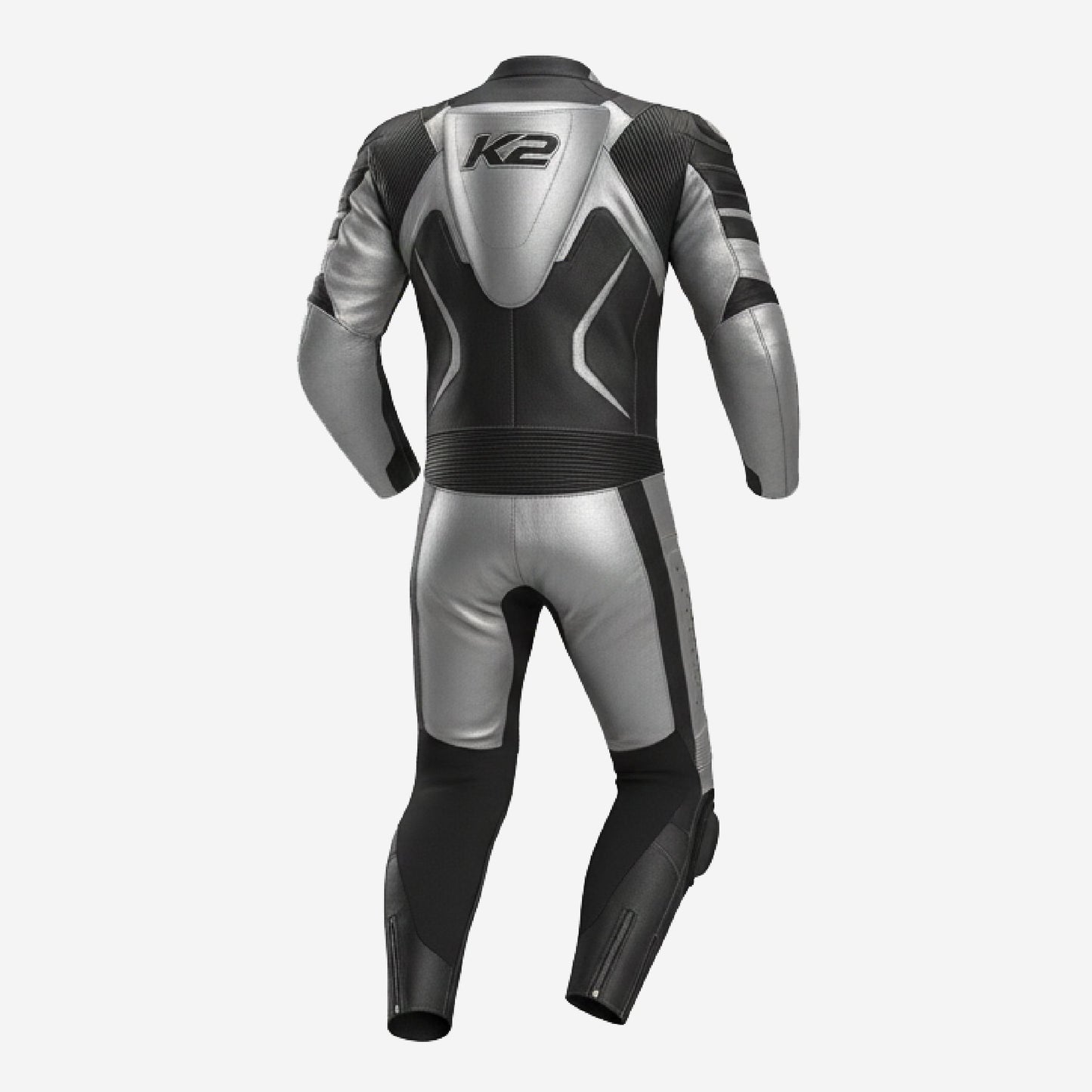 Custom Motorcycle Racing Suit - One Piece Leather Racing Suit in Black