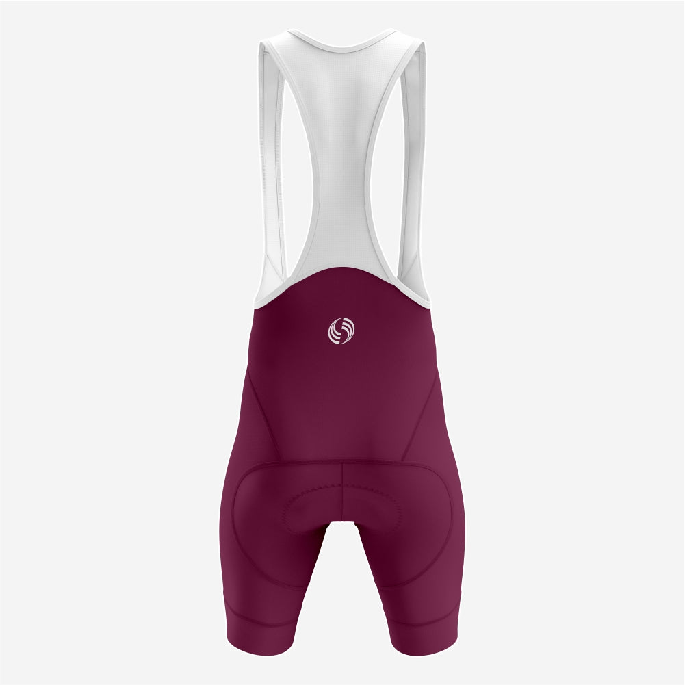 Tyrian Purple Cycling Bib Shorts – Men’s Pro Style