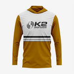 Personalized Softball T-Shirt Hoodie in Black/Gold for Men/Women/Youth - K2 Sportswear | Custom Sports Uniforms & Apparels - K2 Sportswear