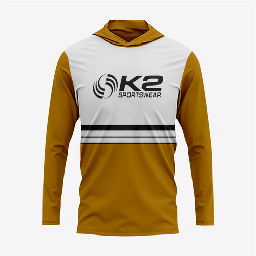 Personalized Softball T-Shirt Hoodie in Black/Gold for Men/Women/Youth - K2 Sportswear | Custom Sports Uniforms & Apparels - K2 Sportswear