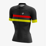 Personalized Women's Cycling Kit – Red/Yellow/Black - K2 Sportswear | Custom Sports Uniforms & Apparels - K2 Sportswear
