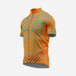 Men’s Orange Short Sleeve Cycling Jersey for Road and Racing - K2 Sportswear | Custom Sports Uniforms & Apparels - K2 Sportswear