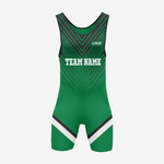 Personalized Dark Green Wrestling Singlet – Premium Quality - K2 Sportswear | Custom Sports Uniforms & Apparels - K2 Sportswear