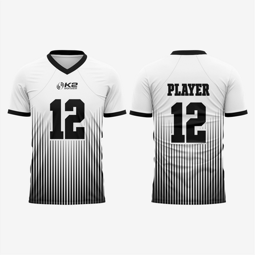 Personalized White/Black Football Fan Jersey for Men & Women