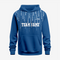 Personalized Wrestling Hoodie in Dark Blue