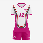 Personalized Dark Pink Volleyball Uniform Set for Athletes - K2 Sportswear | Custom Sports Uniforms & Apparels - K2 Sportswear