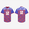Blue/Red Violet Custom Football Practice Jersey – Men/Women/Youth