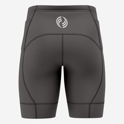 Customizable Men's Cycling Shorts – Dark Grey