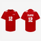 Custom Red Football Practice Jersey – Men & Women