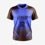 Youth Custom Softball 2 Button Jersey/Pant in Dark Blue - K2 Sportswear | Custom Sports Uniforms & Apparels - K2 Sportswear