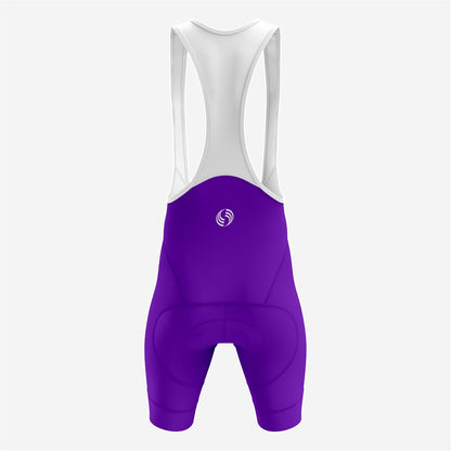 Premium Indigo Purple Cycling Bib Shorts for Men