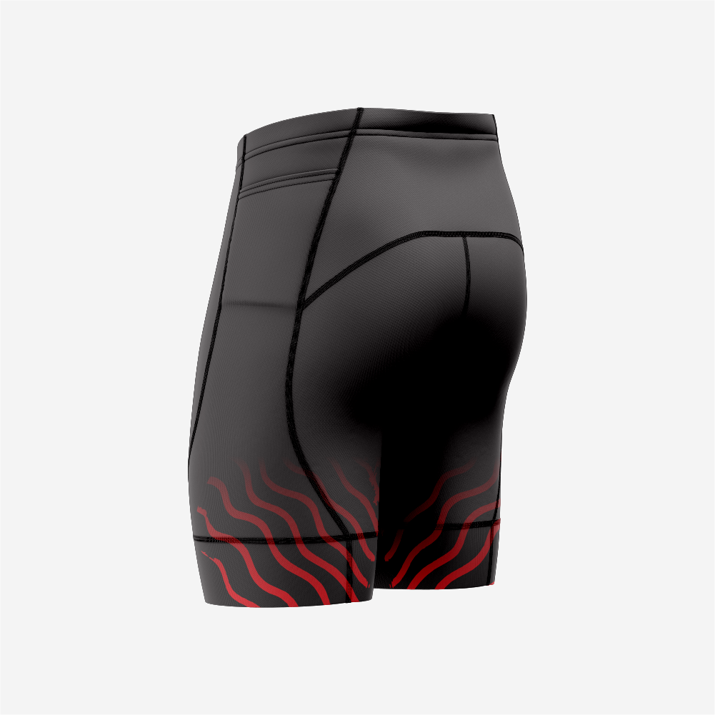 Moisture Wicking Bicycle Shorts for Men Black Road Cycling Gear