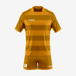 Custom Rugby Uniform Set in Orange/Brown - K2 Sportswear | Custom Sports Uniforms & Apparels - K2 Sportswear
