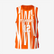 Men's Personalized Orange Lacrosse Pinnie