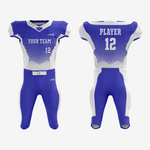 Egyptian Blue and White Football Uniform - Pro Fit - K2 Sportswear | Custom Sports Uniforms & Apparels - K2 Sportswear