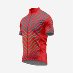 Men’s Red Short Sleeve Cycling Jersey for Road and Racing - K2 Sportswear | Custom Sports Uniforms & Apparels - K2 Sportswear