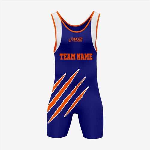 Custom Dark Blue Wrestling Singlet – Men's and Women's - K2 Sportswear | Custom Sports Uniforms & Apparels - K2 Sportswear