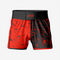 Custom Wrestling Fighting Shorts in Red/Black