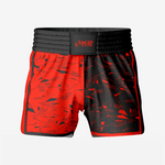 Custom Wrestling Fighting Shorts in Red/Black - K2 Sportswear | Custom Sports Uniforms & Apparels - K2 Sportswear