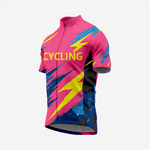 High Performance Men’s Cycling Short Sleeve Jersey for Riders - Pink - K2 Sportswear | Custom Sports Uniforms & Apparels - K2 Sportswear