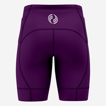 Men's Custom Performance Palatinate Purple Cycling Shorts