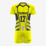 Custom Lacrosse Uniform in Yellow - K2 Sportswear | Custom Sports Uniforms & Apparels - K2 Sportswear