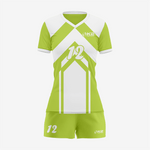 Personalized Apple Green Volleyball Uniform Set for Athletes - K2 Sportswear | Custom Sports Uniforms & Apparels - K2 Sportswear