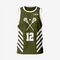 Custom Men's Army Green Lacrosse Pinnie