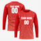 Top-Quality Soccer Jersey for Goalkeepers - Crimson Red