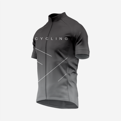 Dark Gray Performance Cycling Jersey and Shorts Set