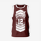 Men's Personalized Dark Brown Lacrosse Pinnie