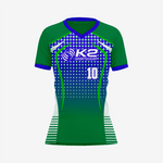 Women’s Custom Softball V-Neck Jersey – Indigo - K2 Sportswear | Custom Sports Uniforms & Apparels - K2 Sportswear