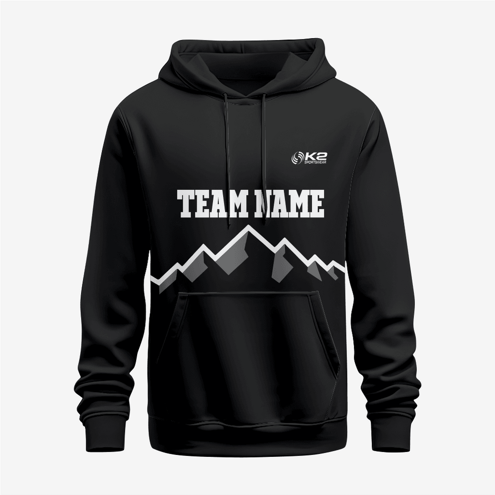 Black Custom Wrestling Hoodie – Personalized Team Gear