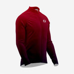 Premium Maroon and Black Men's Cycling Jersey – Long Sleeve - K2 Sportswear | Custom Sports Uniforms & Apparels - K2 Sportswear
