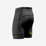 Black Mens Padded Bicycle Shorts with Breathable Compression Fabric - K2 Sportswear | Custom Sports Uniforms & Apparels - K2 Sportswear