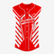 Personalized Red Sleeveless Full Button Softball Jersey – Pro Fit