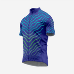 Men’s Blue Short Sleeve Cycling Jersey for Road and Racing - K2 Sportswear | Custom Sports Uniforms & Apparels - K2 Sportswear