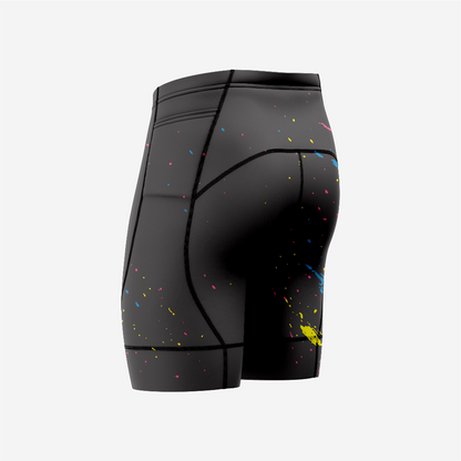 High Performance Cycling Shorts Men Black Padded